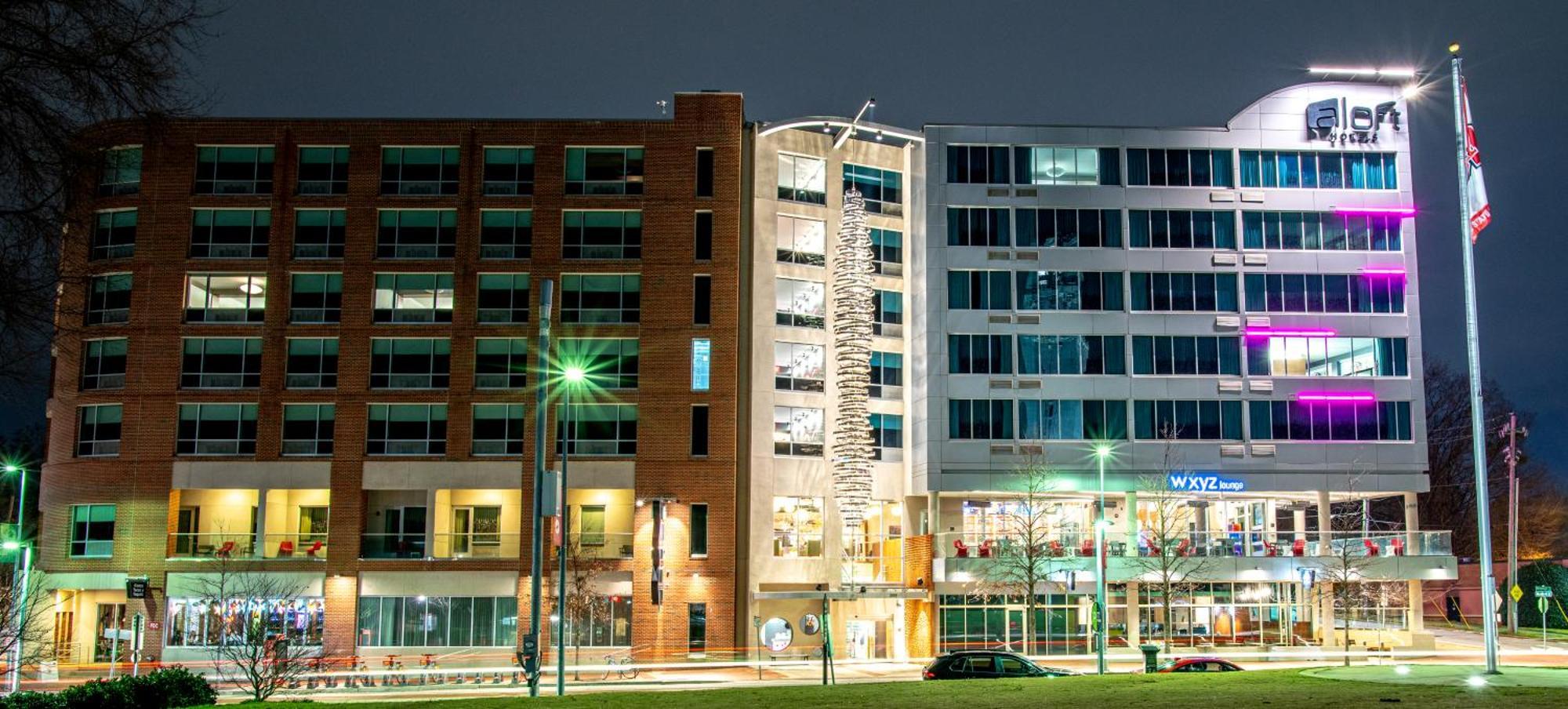 Aloft Raleigh Hotell Exteriör bild
