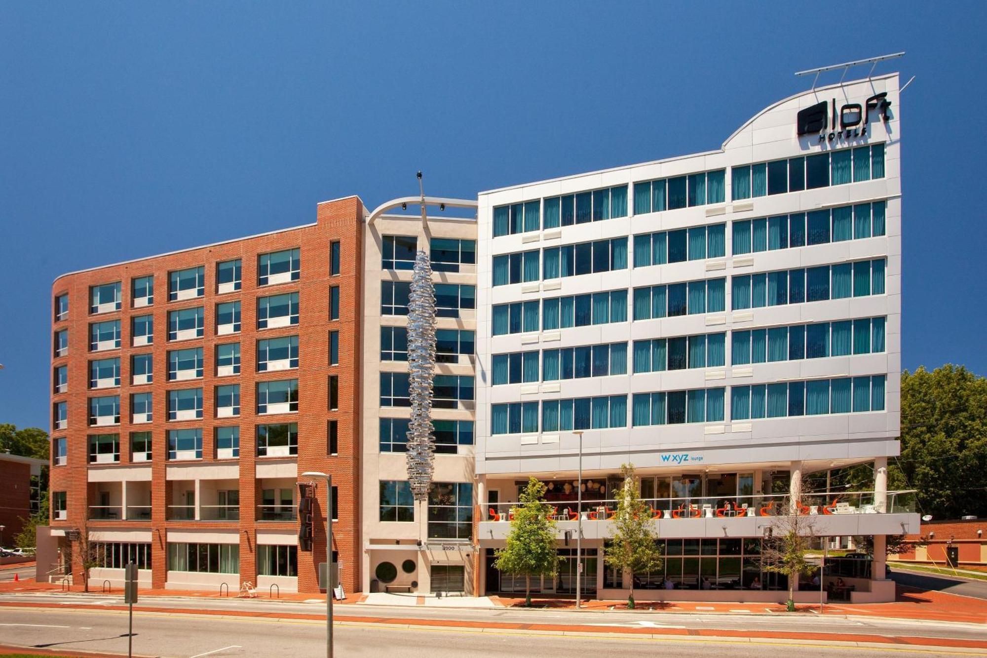 Aloft Raleigh Hotell Exteriör bild