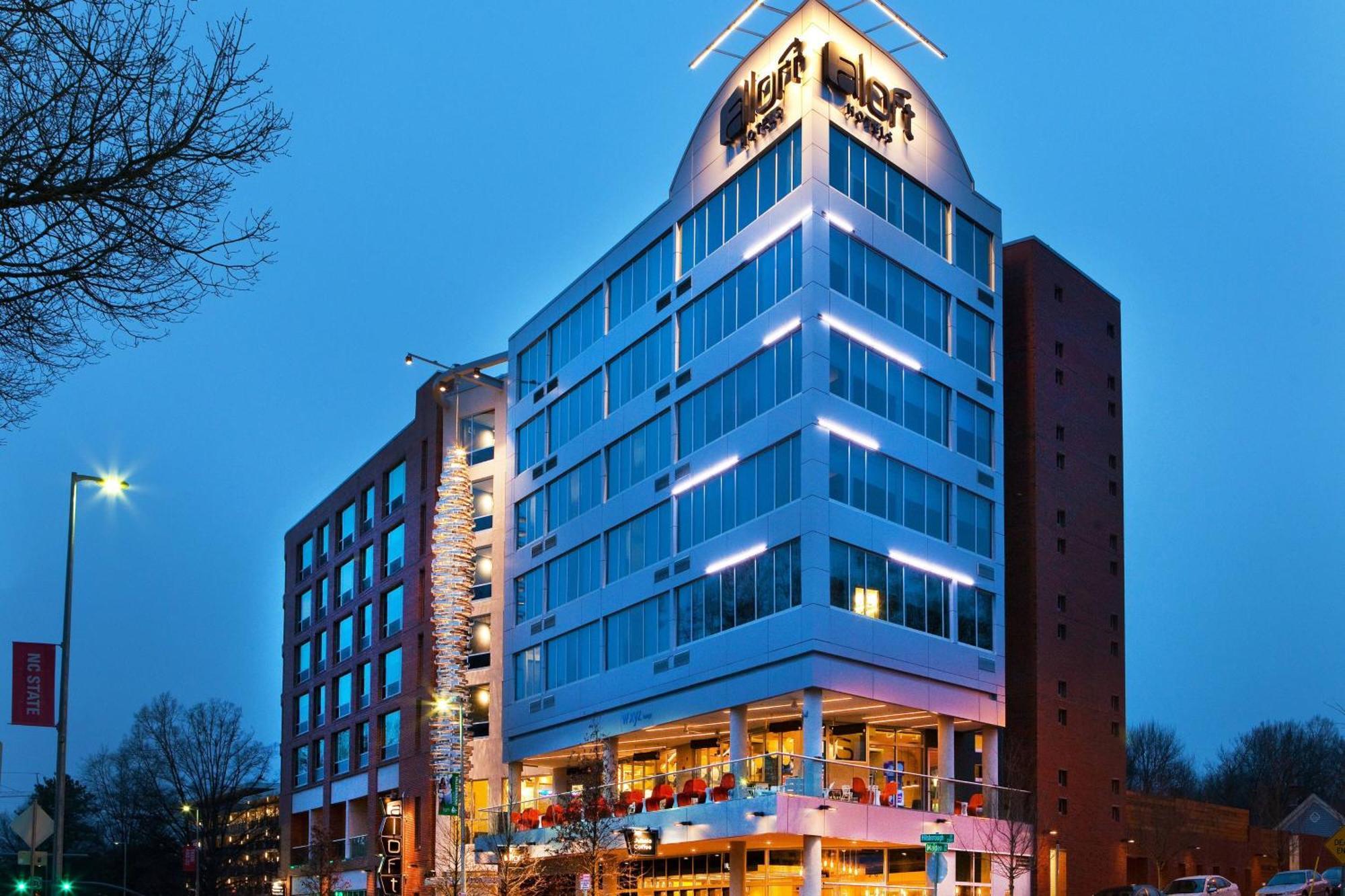 Aloft Raleigh Hotell Exteriör bild