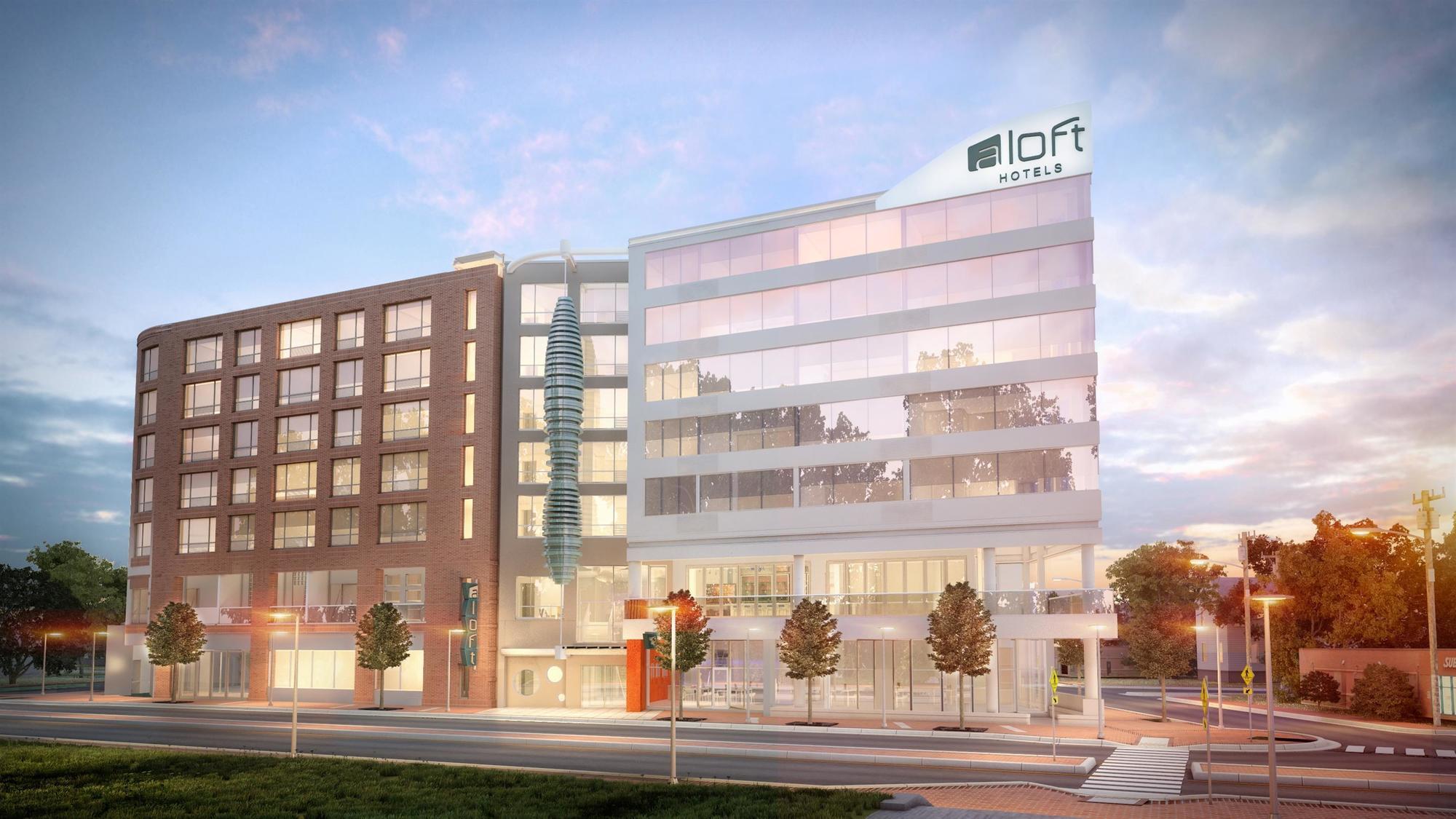 Aloft Raleigh Hotell Exteriör bild