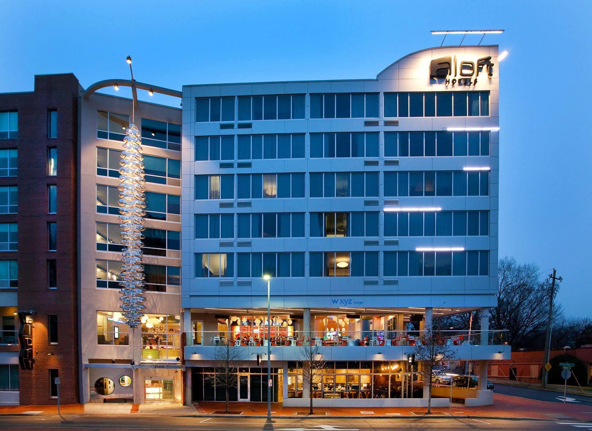 Aloft Raleigh Hotell Exteriör bild