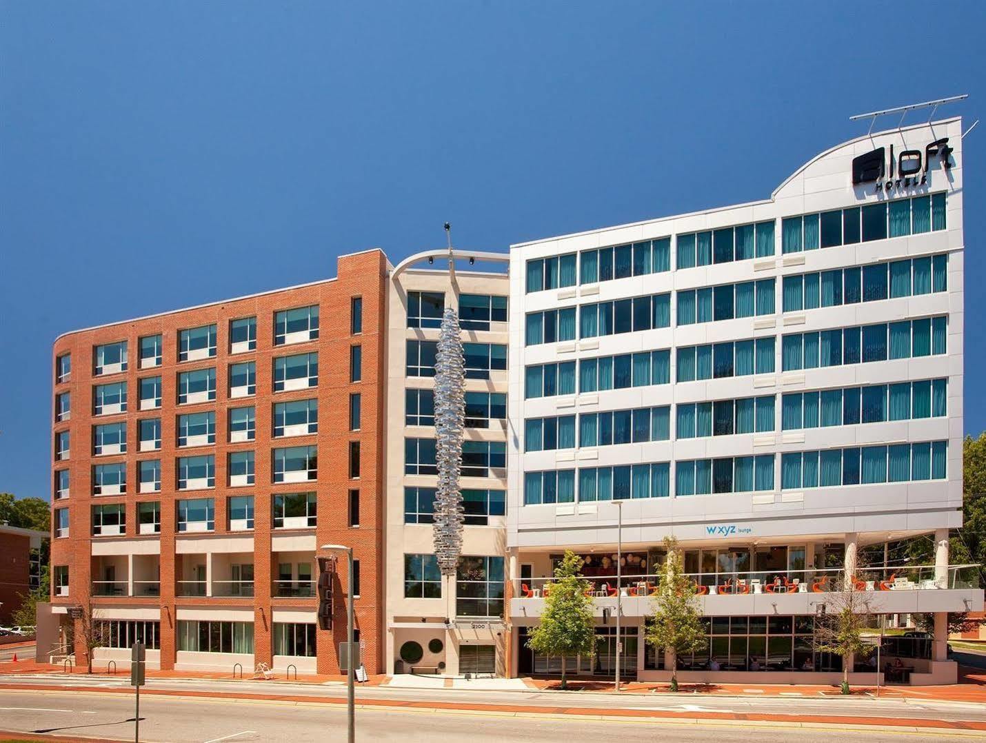 Aloft Raleigh Hotell Exteriör bild